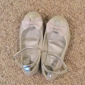 I am selling a cute silver little girls dress shoe